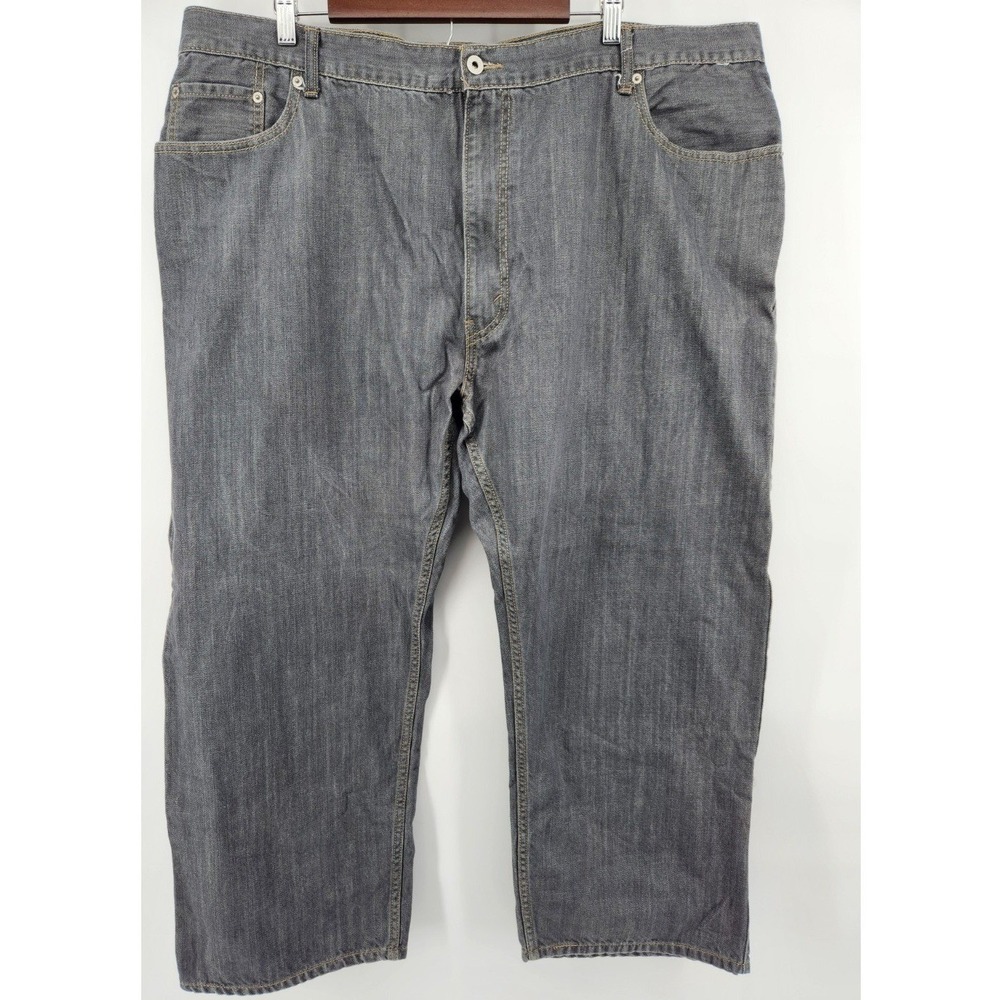 Levis 559 Mens Relaxed Straight Leg Grey Denim Jeans 48x29 (Measures 48x27)